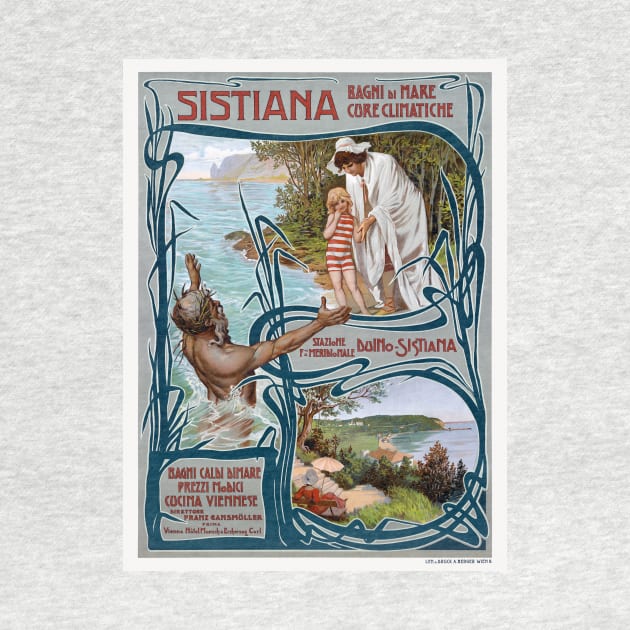 Sistiana Italy Vintage Travel Poster 1900 by vintagetreasure